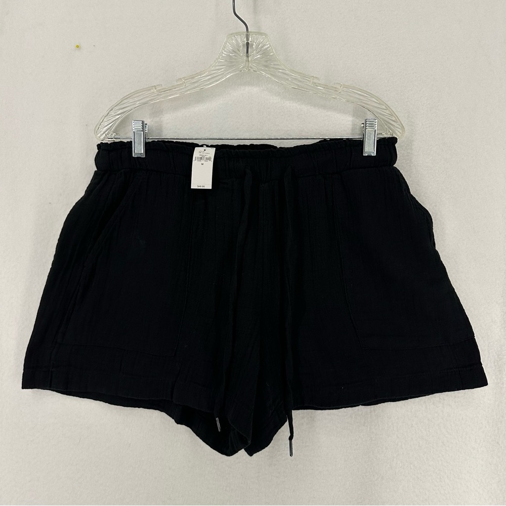 NWT Gap Pull‎ On Shorts Womens Medium Black
